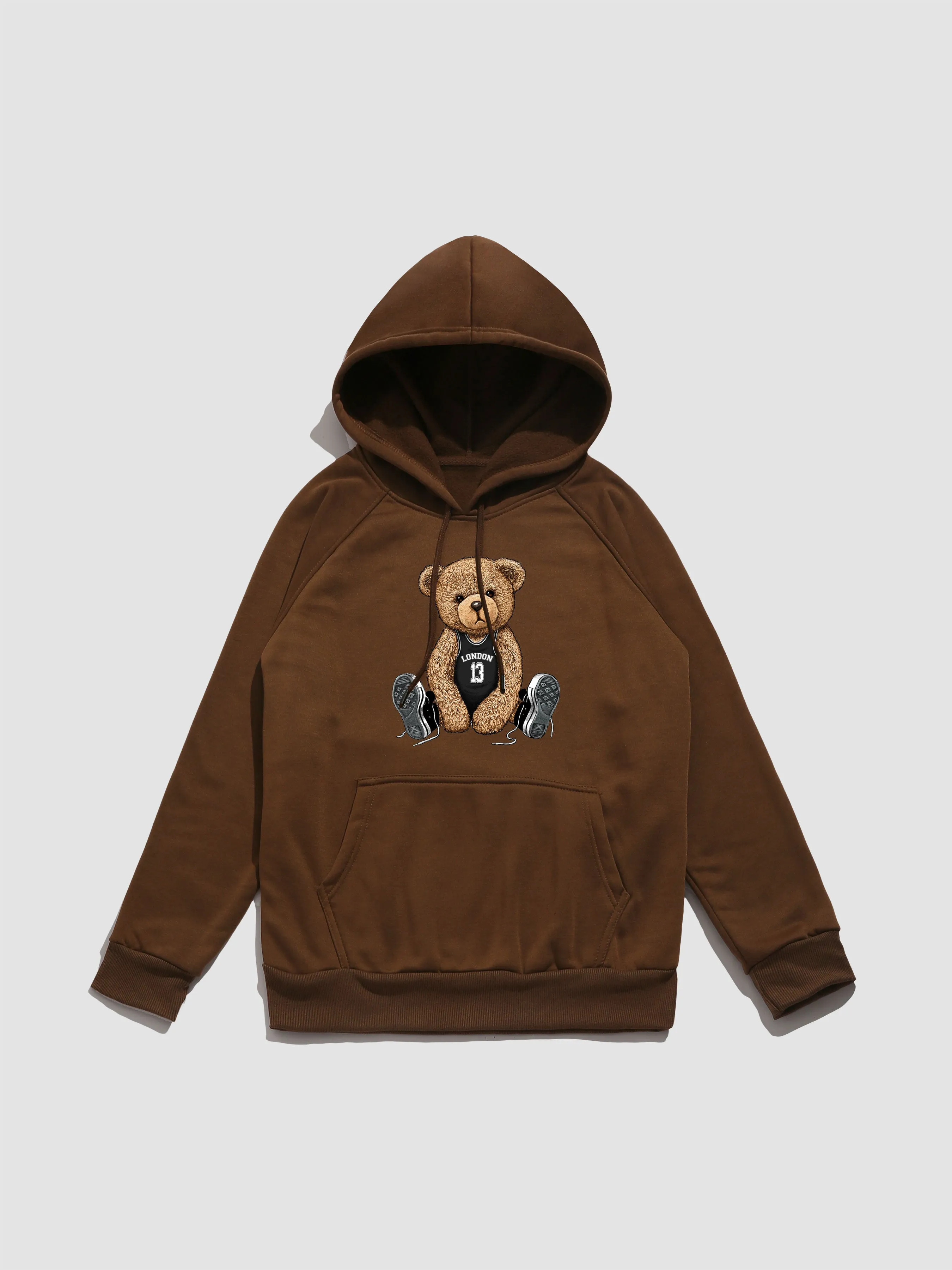 London Bear Print Hoodie