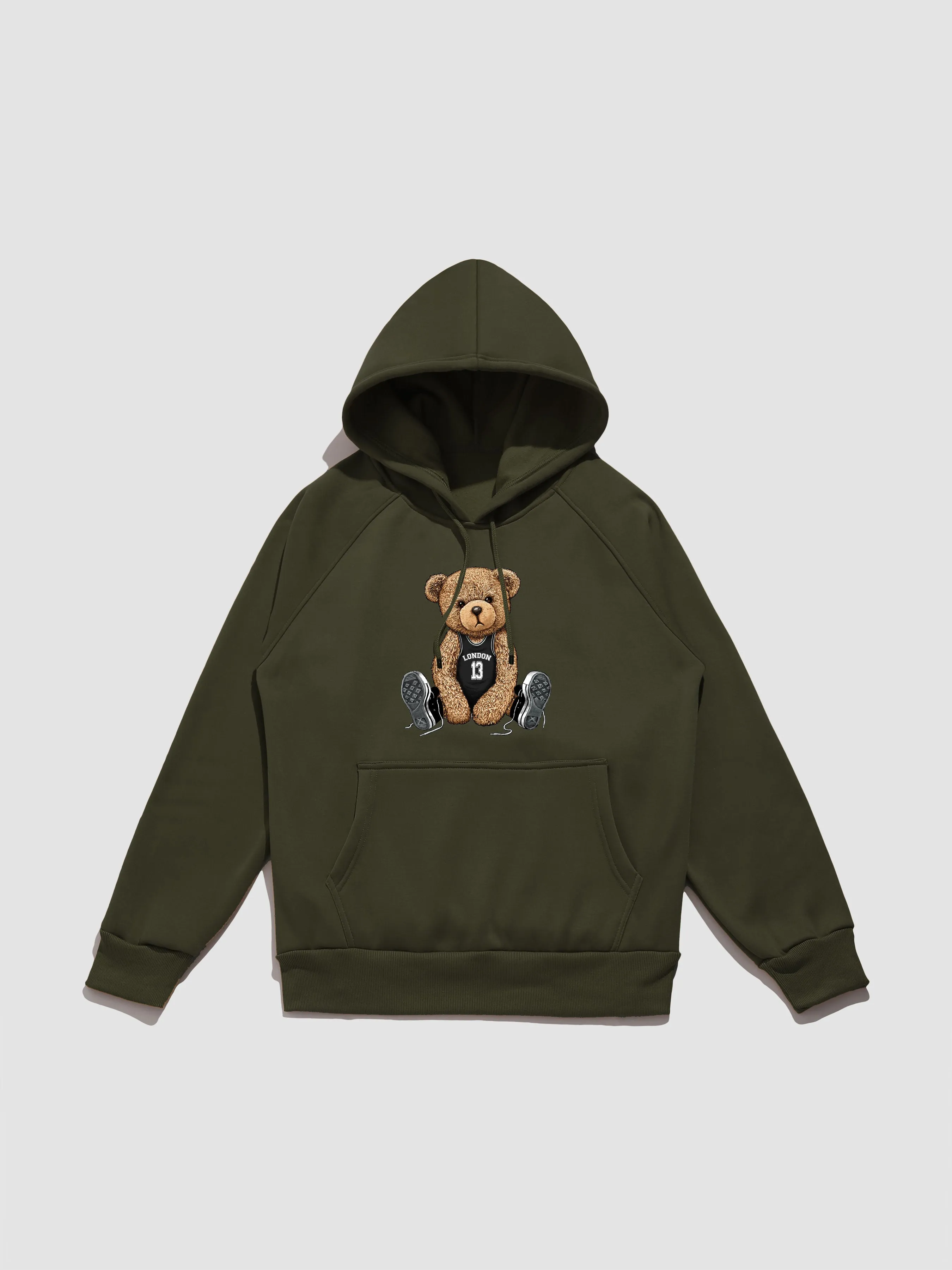 London Bear Print Hoodie