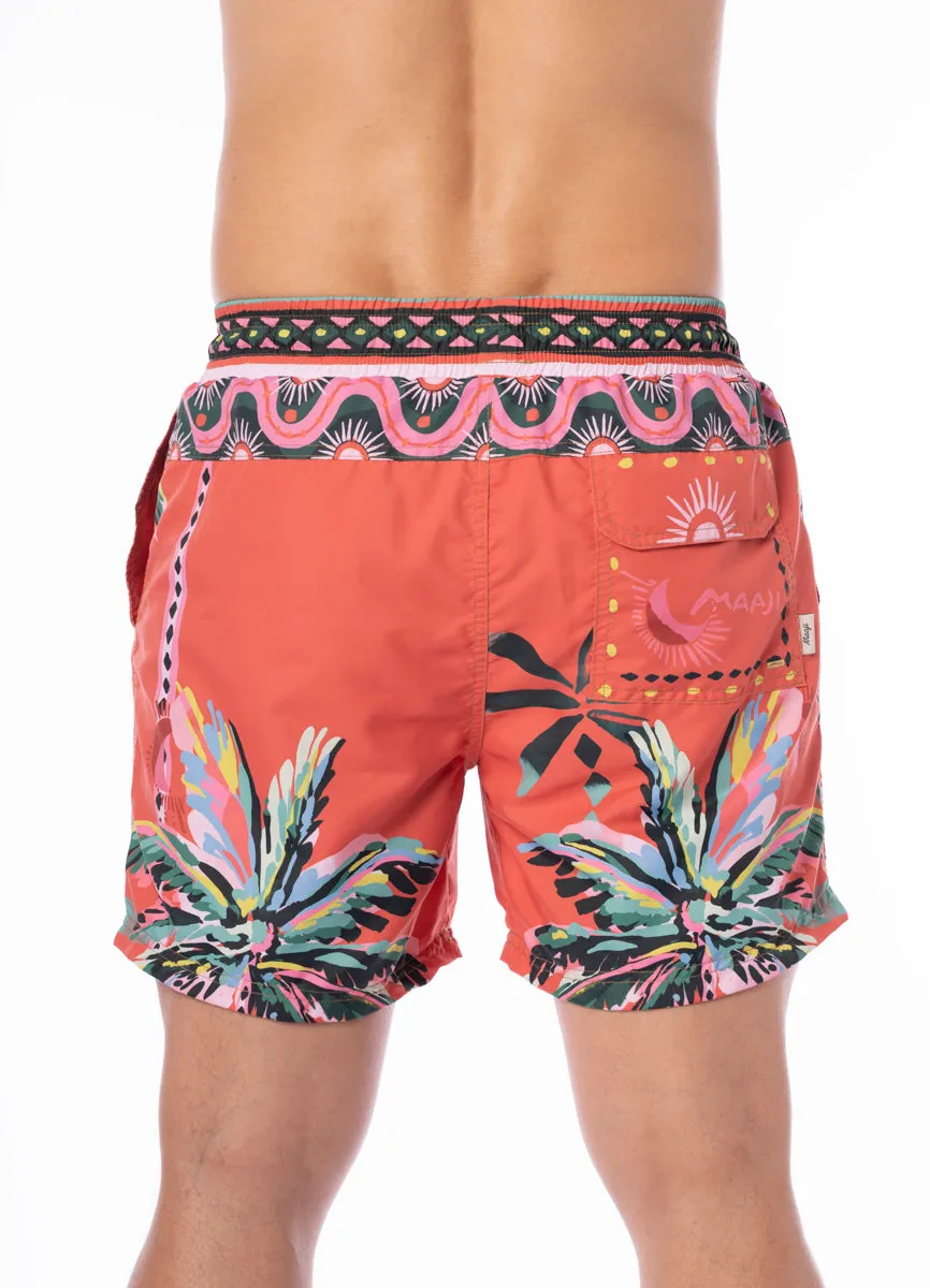 Maaji Flame Palms Sailor Sporty Shorts