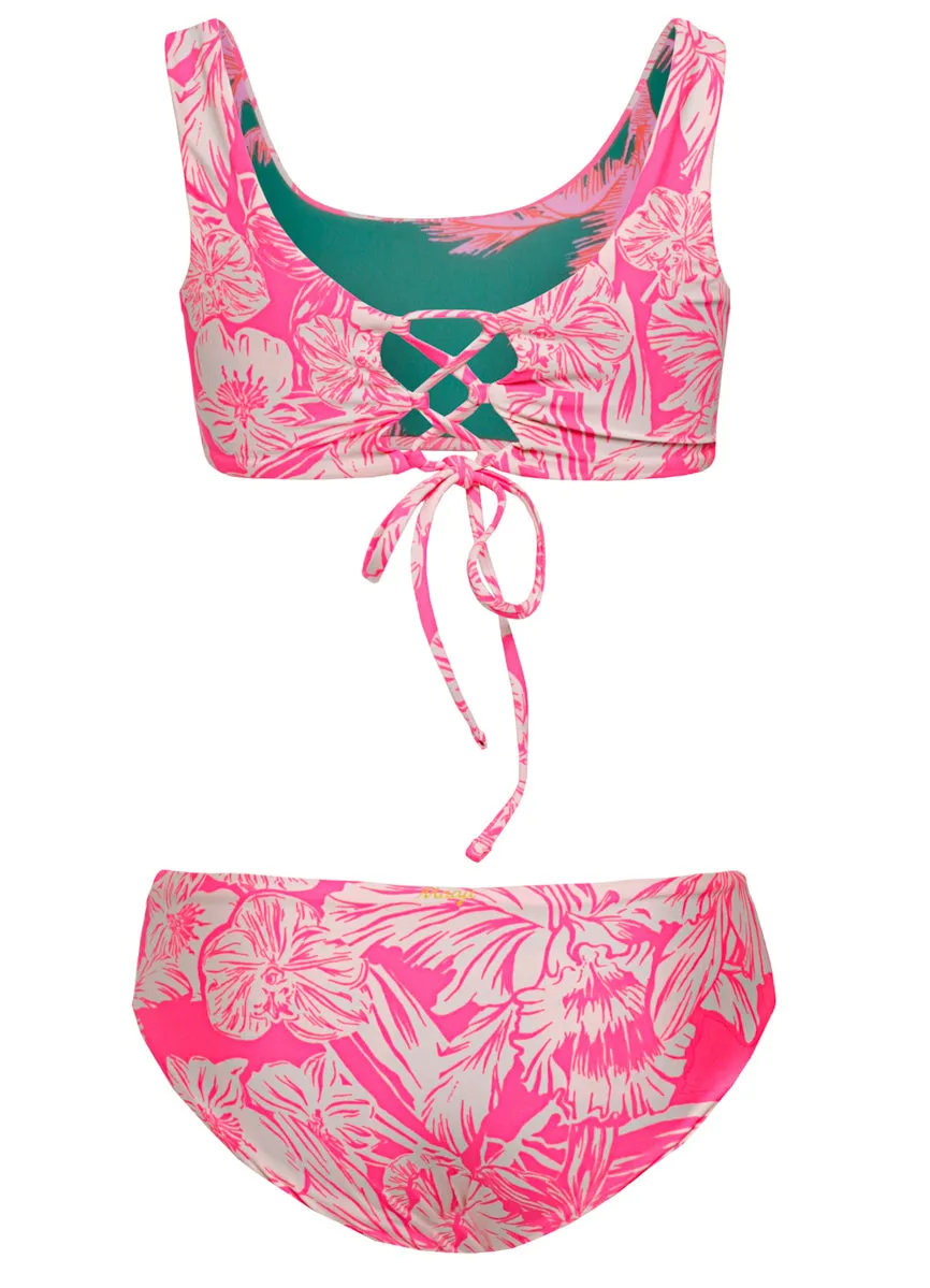 Maaji Pink Blossom Hoya Bikini Set Girls