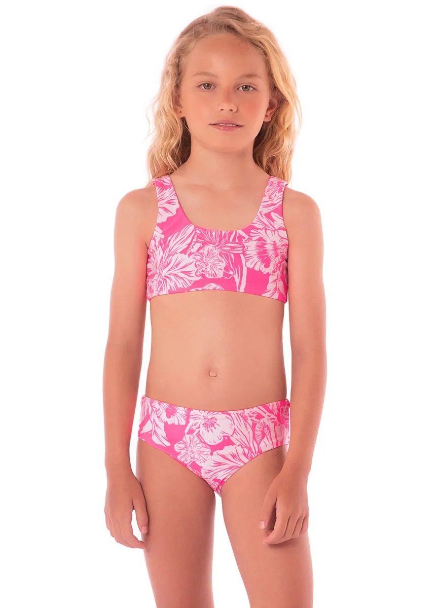 Maaji Pink Blossom Hoya Bikini Set Girls