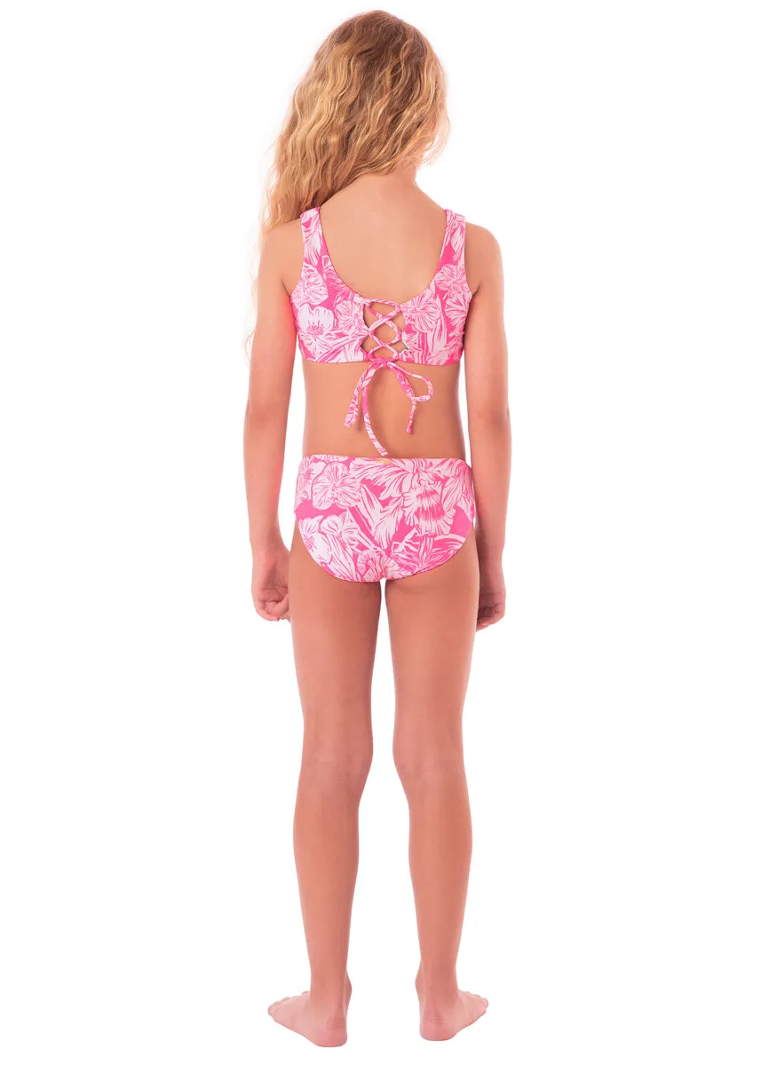 Maaji Pink Blossom Hoya Bikini Set Girls