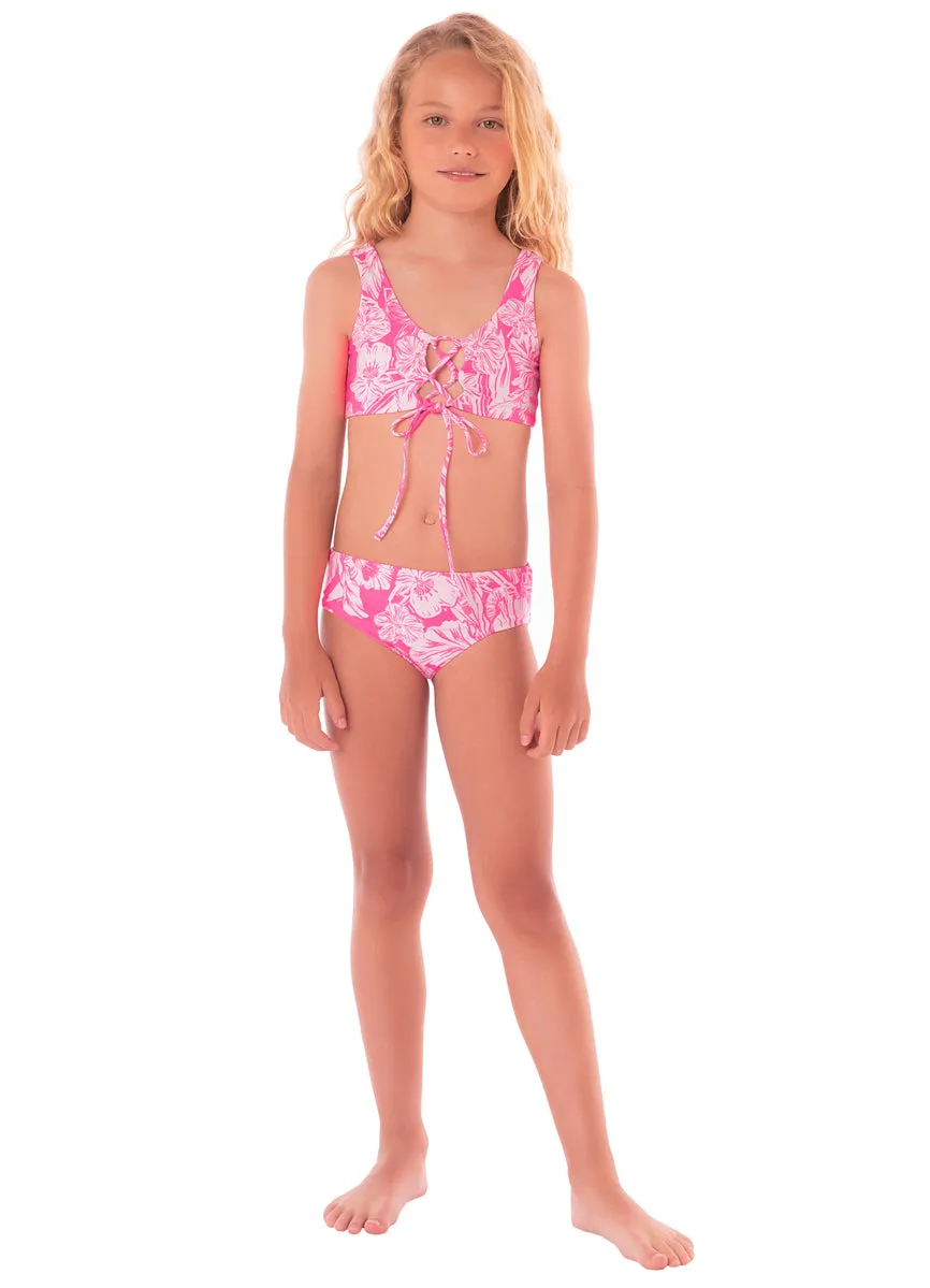 Maaji Pink Blossom Hoya Bikini Set Girls