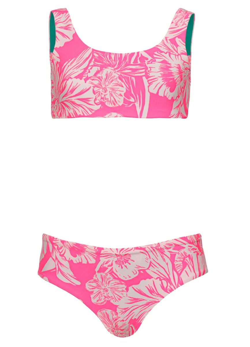 Maaji Pink Blossom Hoya Bikini Set Girls