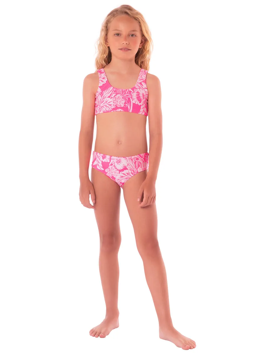 Maaji Pink Blossom Hoya Bikini Set Girls