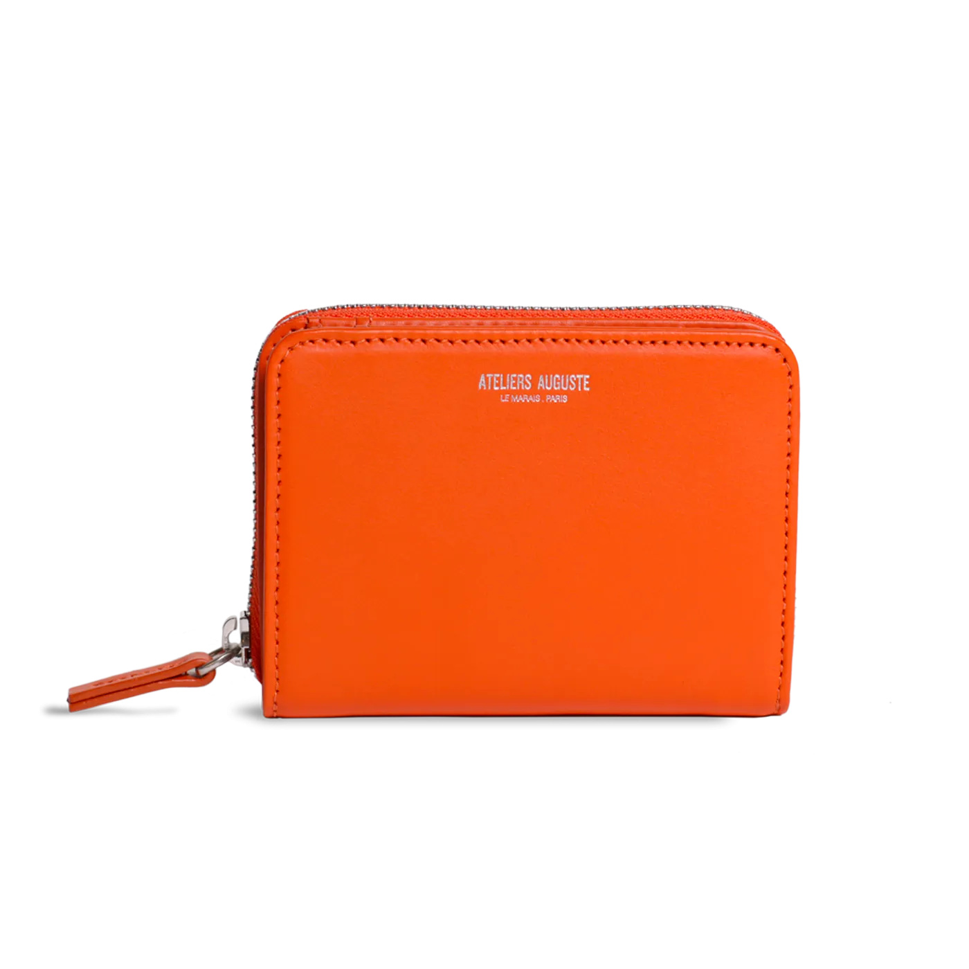 Madeleine - Cuir Lisse Orange