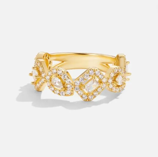 Milana Gold Crystal Ring