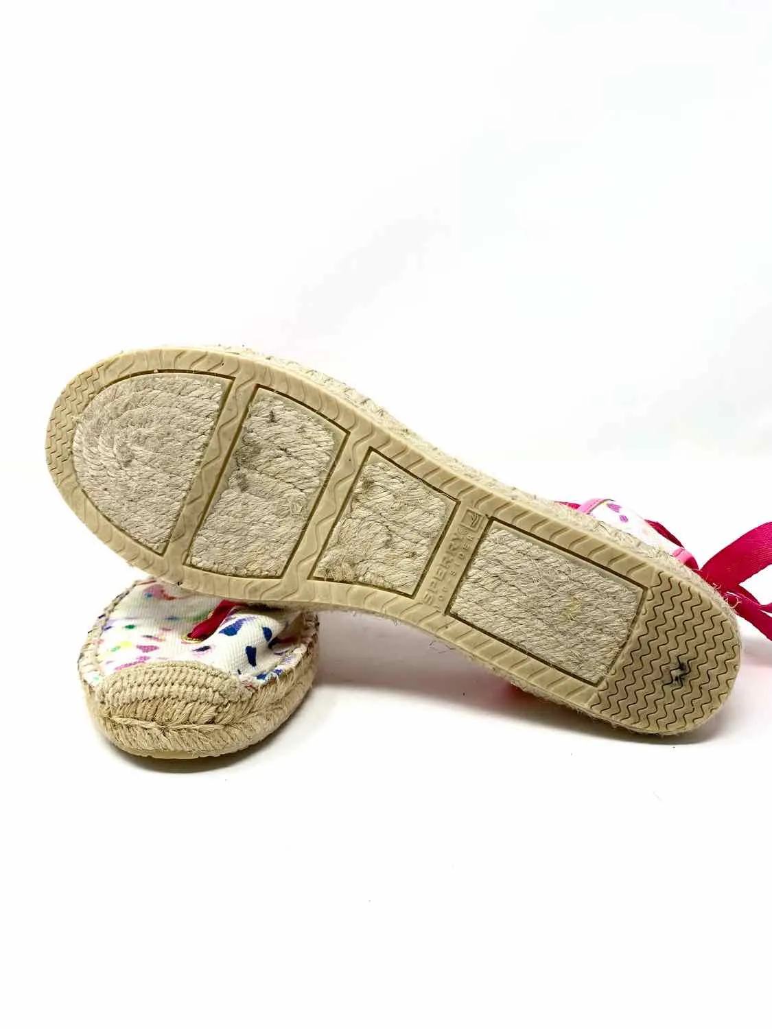 Milly Women's Pink Espadrille Dots Size 9 Flats