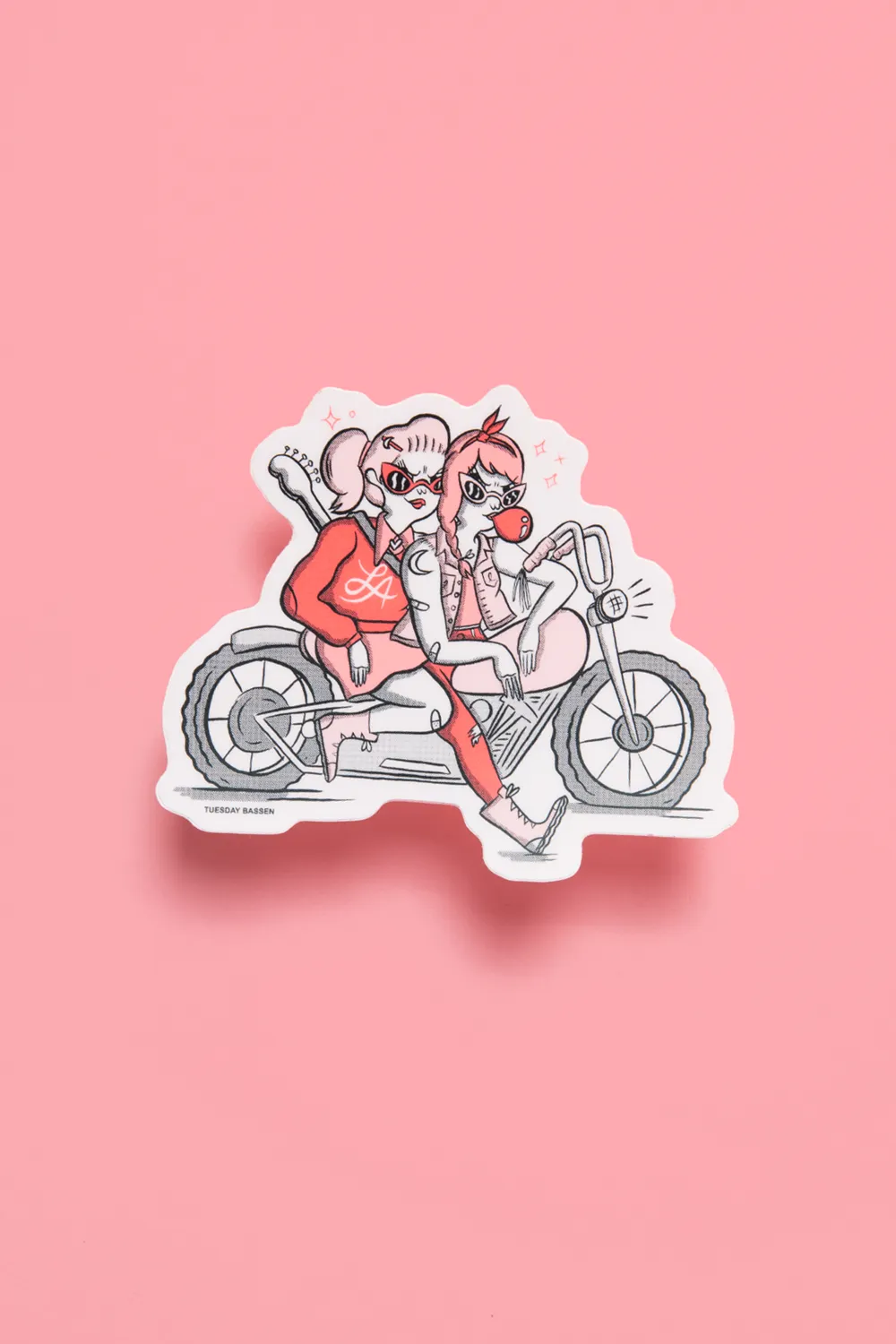 Moto Babes Sticker