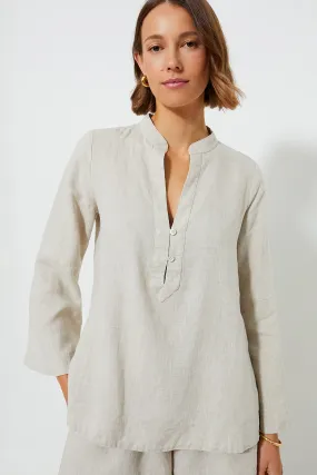 Natural Linen Tatum Popover