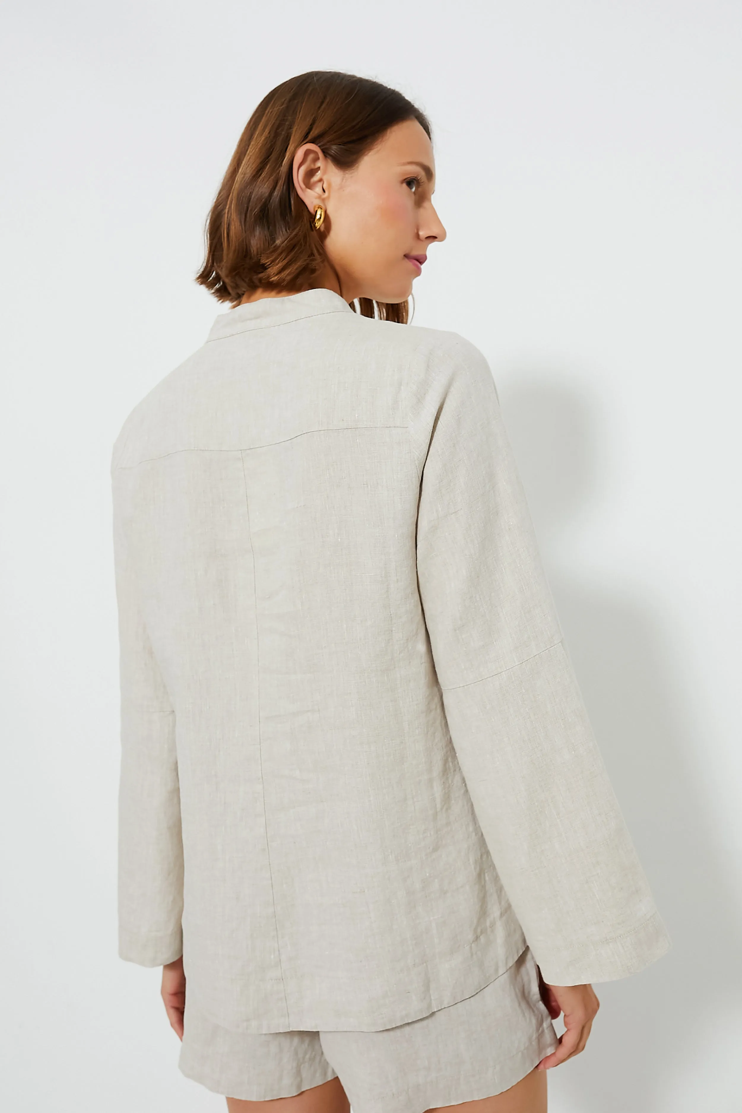 Natural Linen Tatum Popover