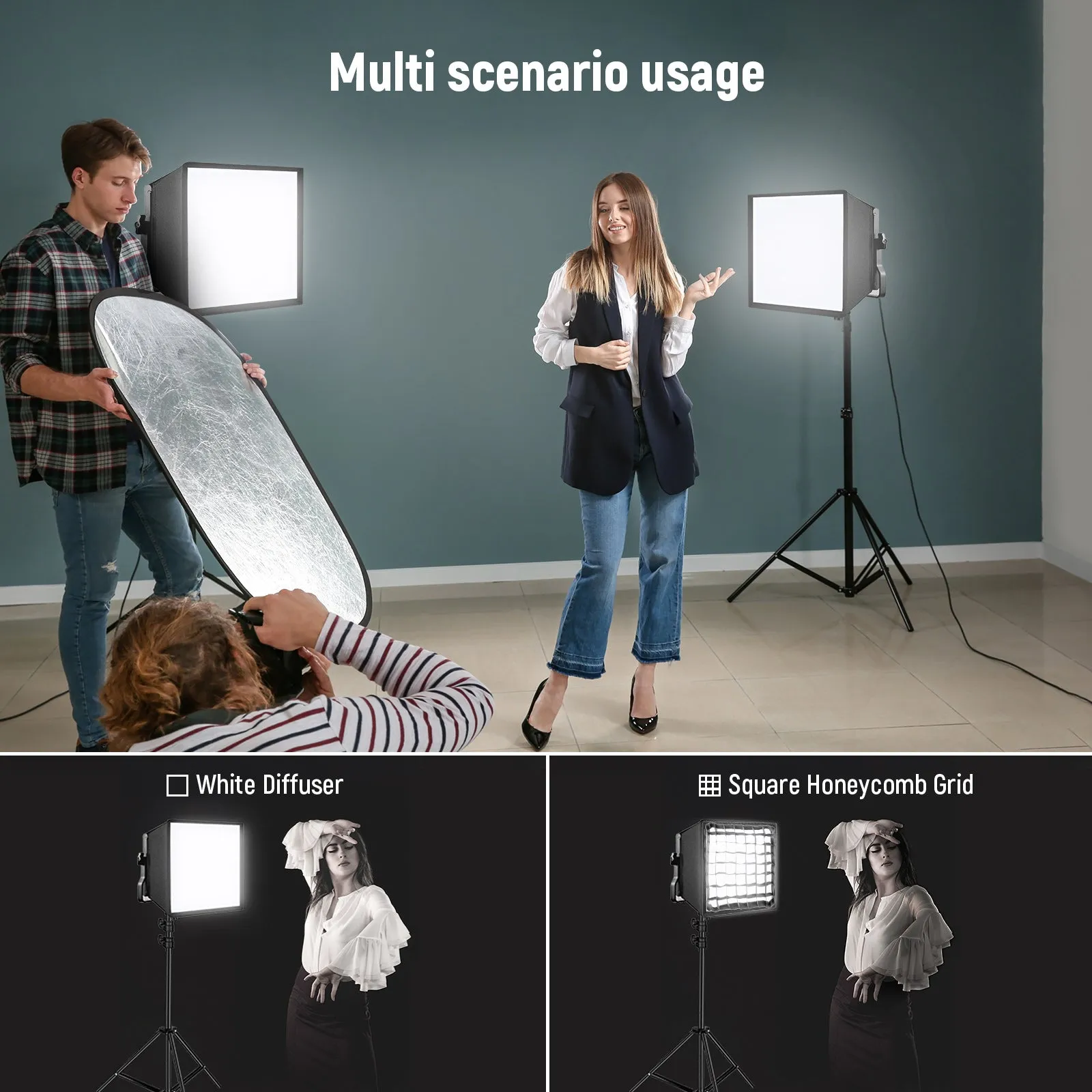 NEEWER 12.2” x 11.4” Foldable Softbox Diffuse