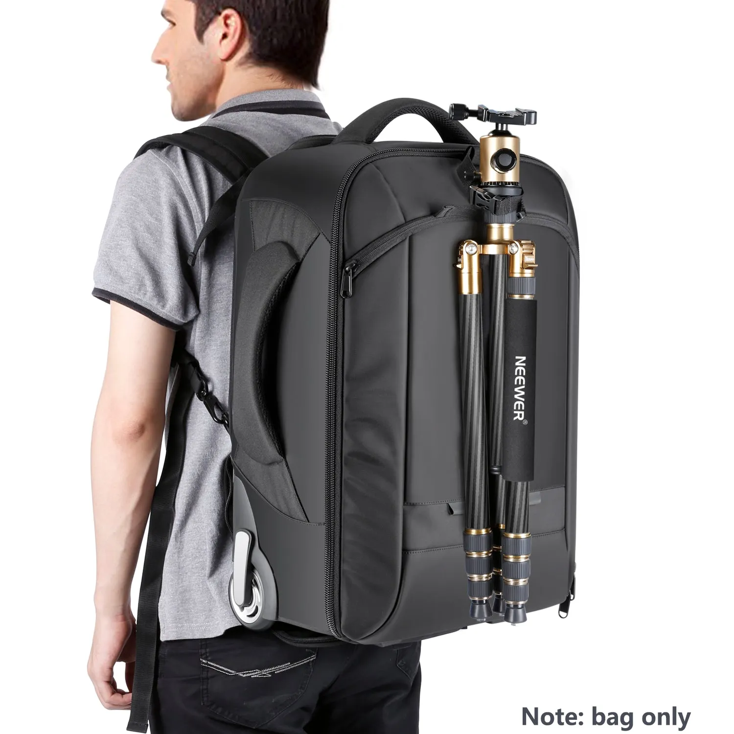 NEEWER 22"x14"x10” 2-in-1 Trolley Backpack