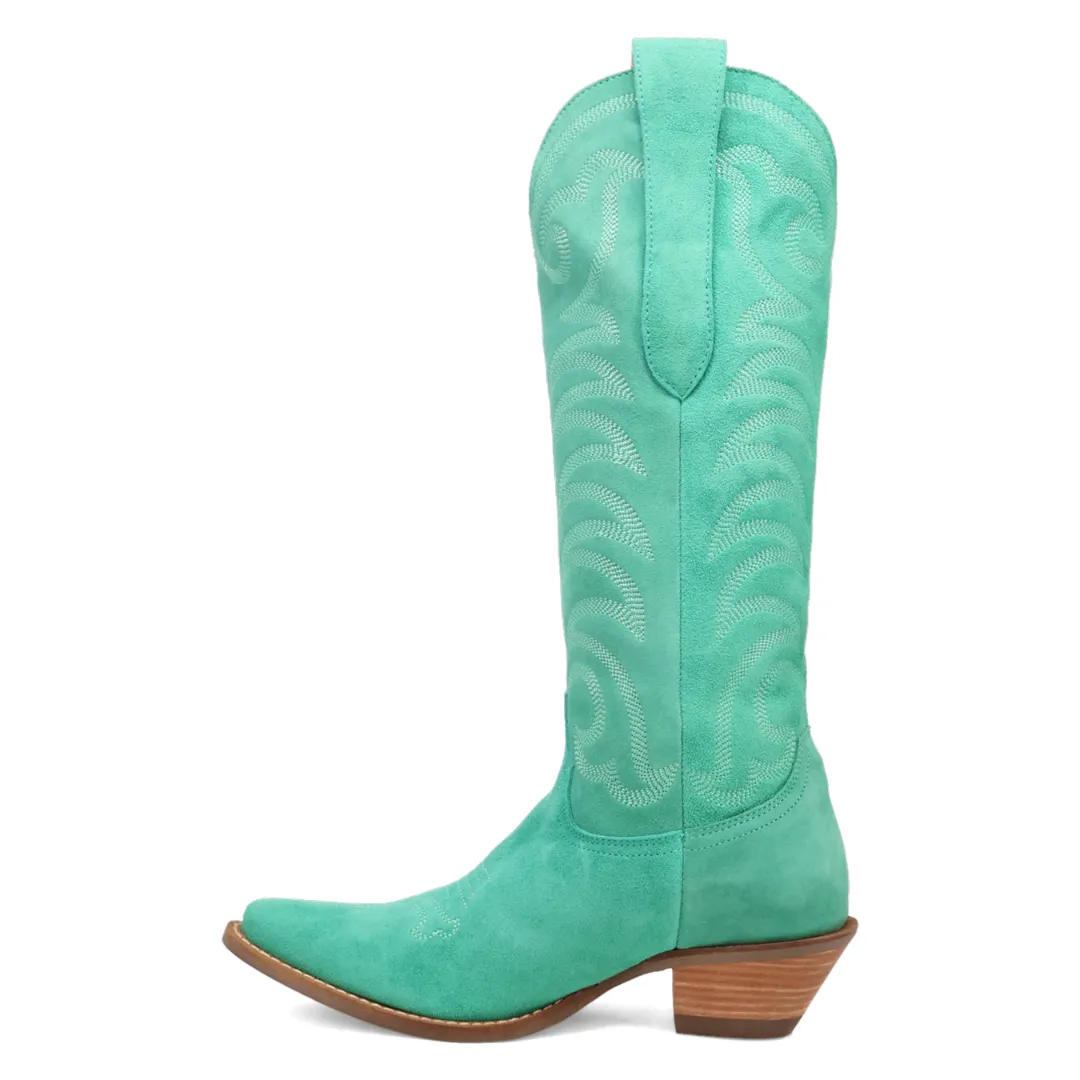 Online Exclusive | Dingo | Movin' On Leather Boots in Green **PREORDER