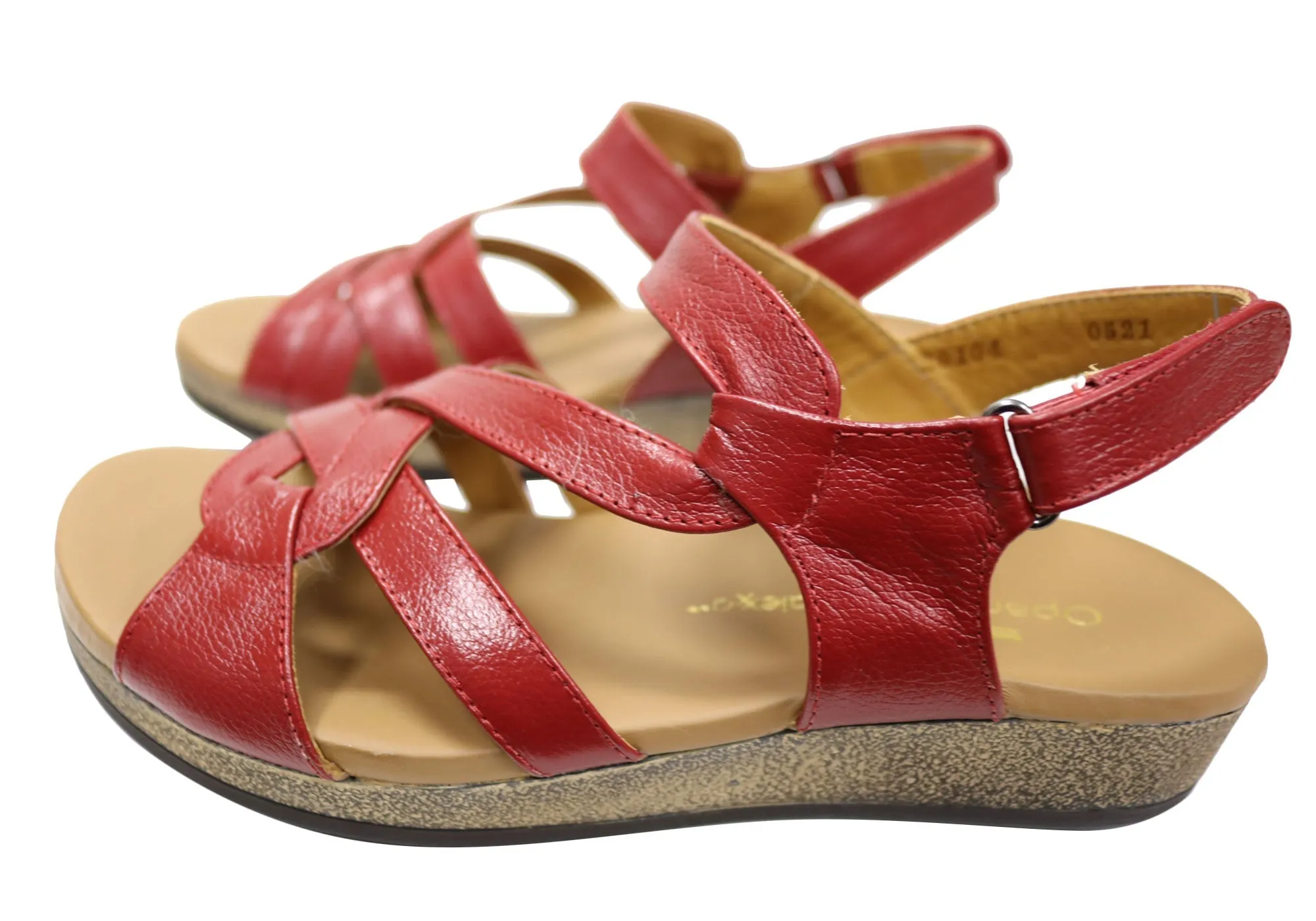 Opananken Anita Womens Comfortable Brazilian Leather Sandals