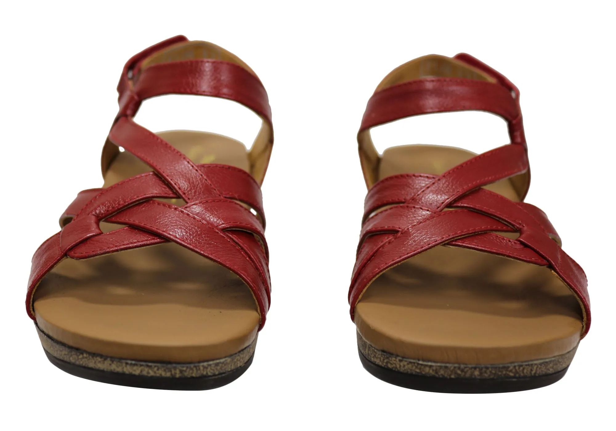 Opananken Anita Womens Comfortable Brazilian Leather Sandals