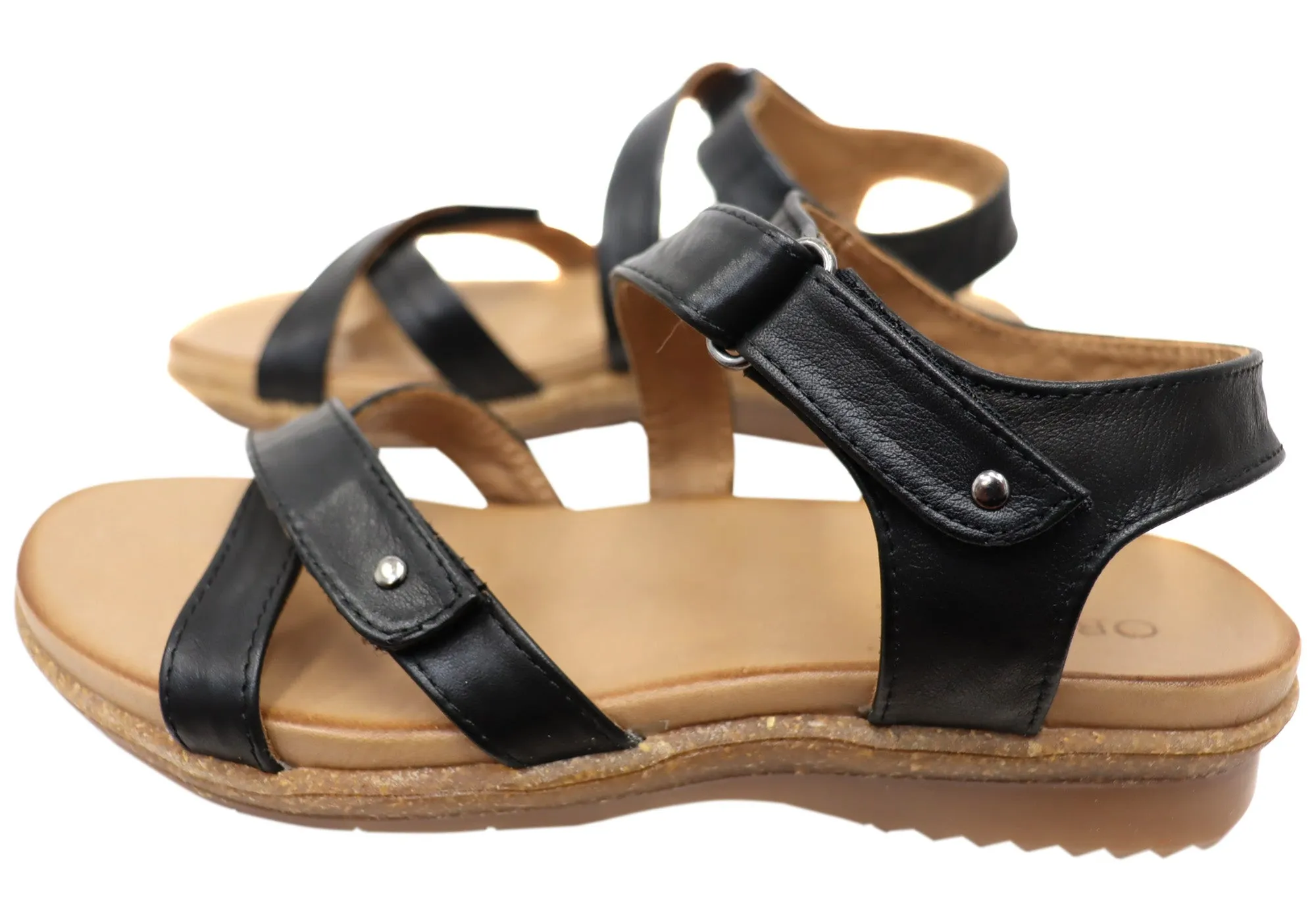 Orizonte Orbost Womens Comfortable European Leather Sandals