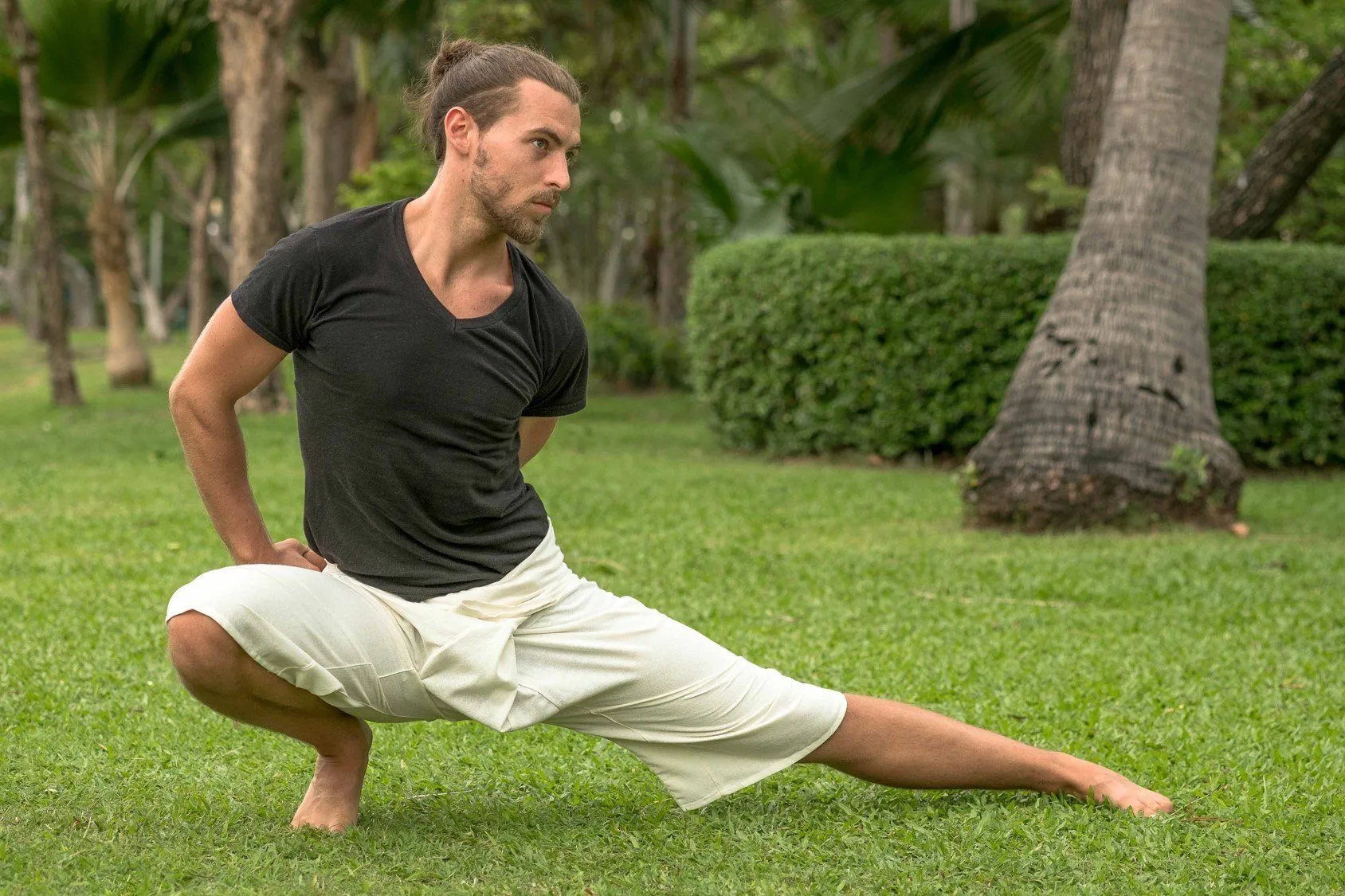 Pantalón Pescador 3/4 Blanco para Hombre