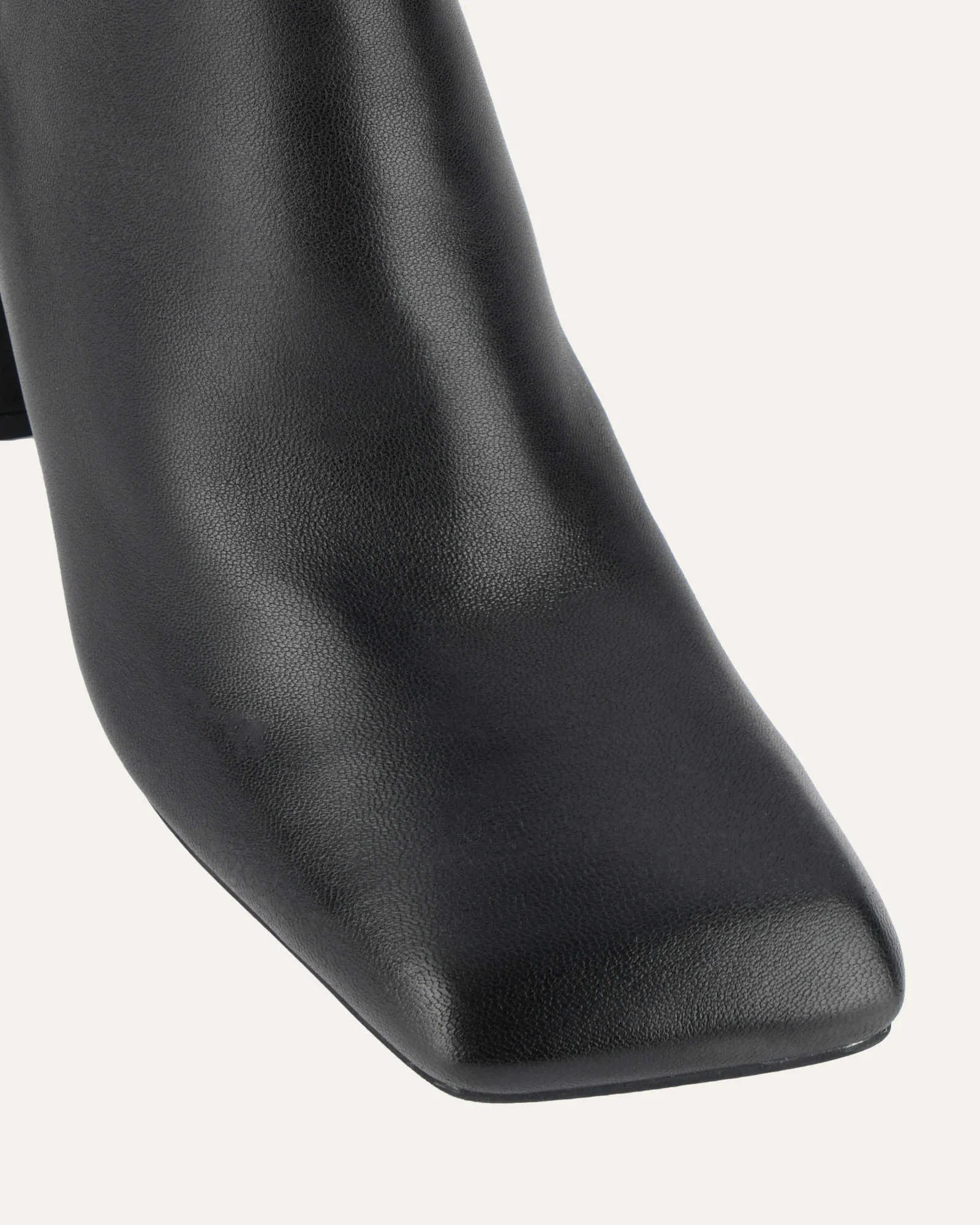 PARSON HIGH ANKLE BOOTS BLACK LEATHER