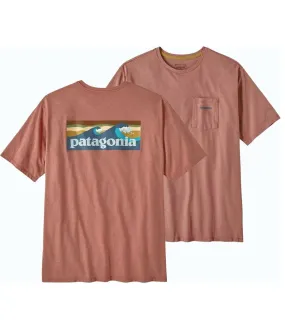 PATAGONIA BOARDSHORT LOGO POCKET RESPONSIBILI-TEE SIENNA CLAY