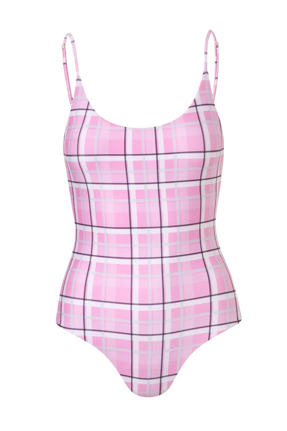 Pink Tartan Kaia One Piece