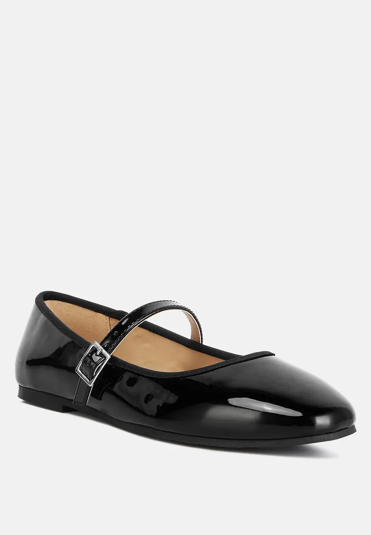 Posy Classic Mary Jane Flats