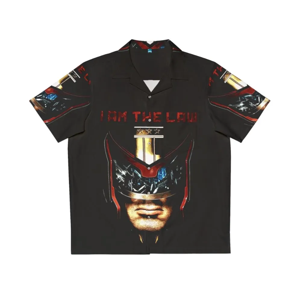 "I Am The Law" Futuristic Hawaiian Shirt