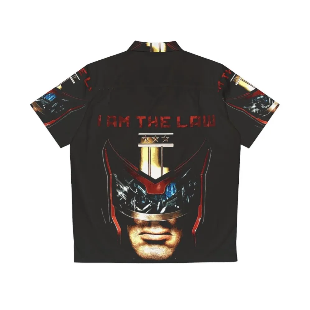 "I Am The Law" Futuristic Hawaiian Shirt