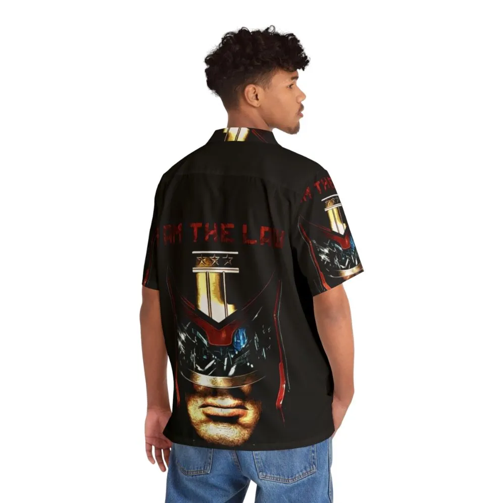 "I Am The Law" Futuristic Hawaiian Shirt