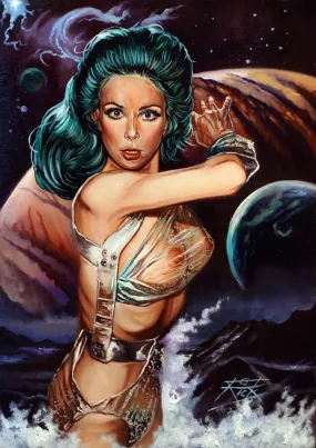 Rick Melton - Angelique Pettyjohn - Scream Queens - Art Print