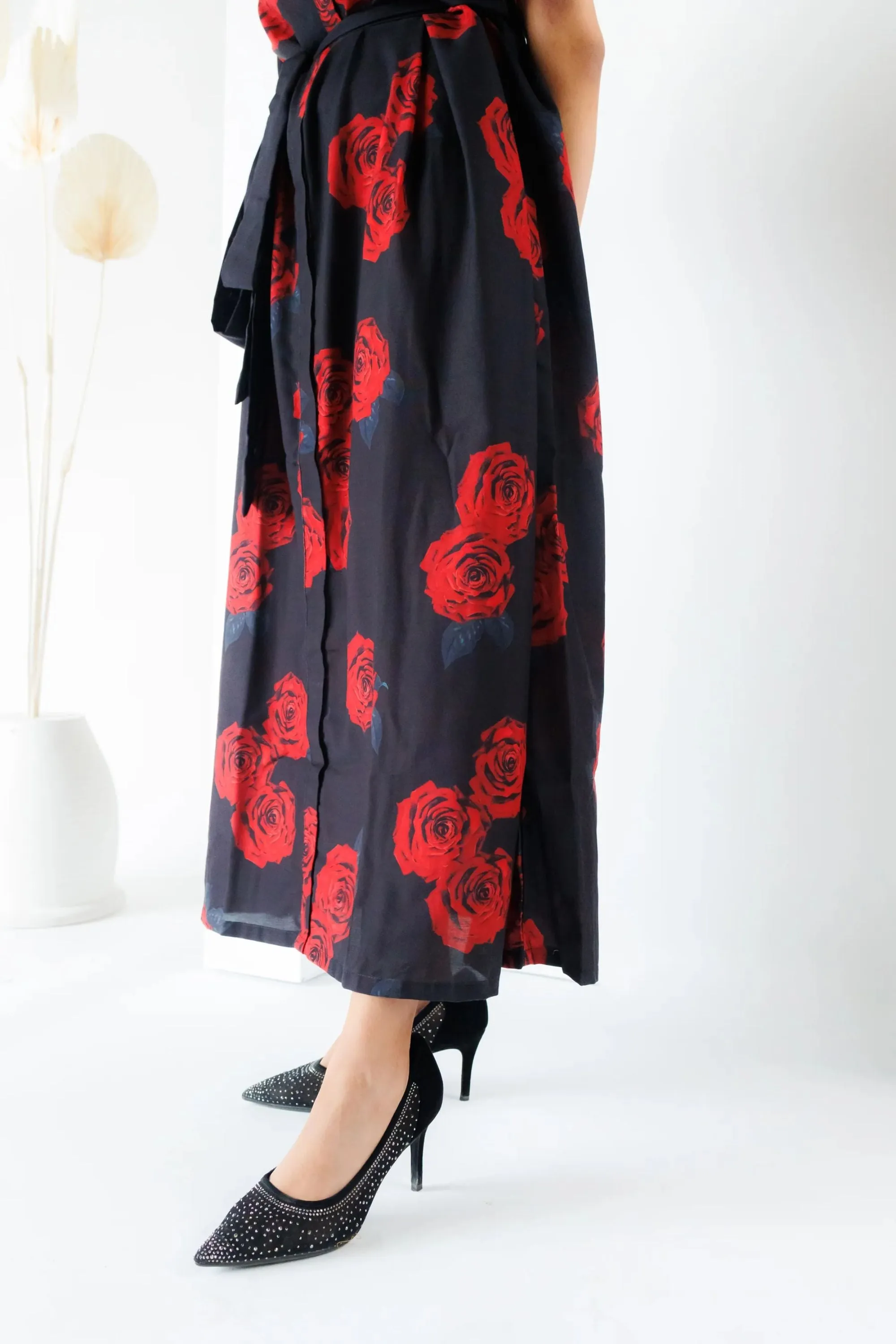 Rose Gala Shirt Dress