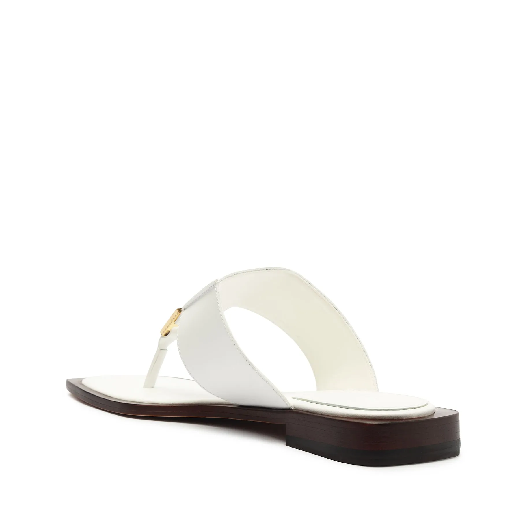 Salma Leather Flat Sandal