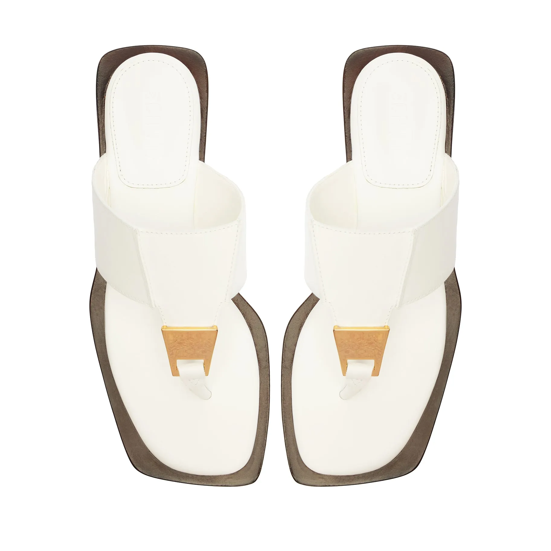 Salma Leather Flat Sandal