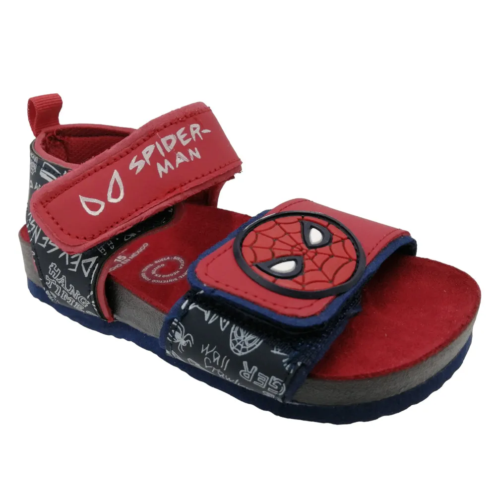 Sandalias Casuales con Velcro de Spider Man para Niños Licencias 17725