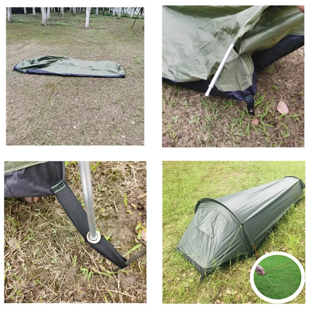 Single Camping Tent - Ultralight Tunnel Tent Camping