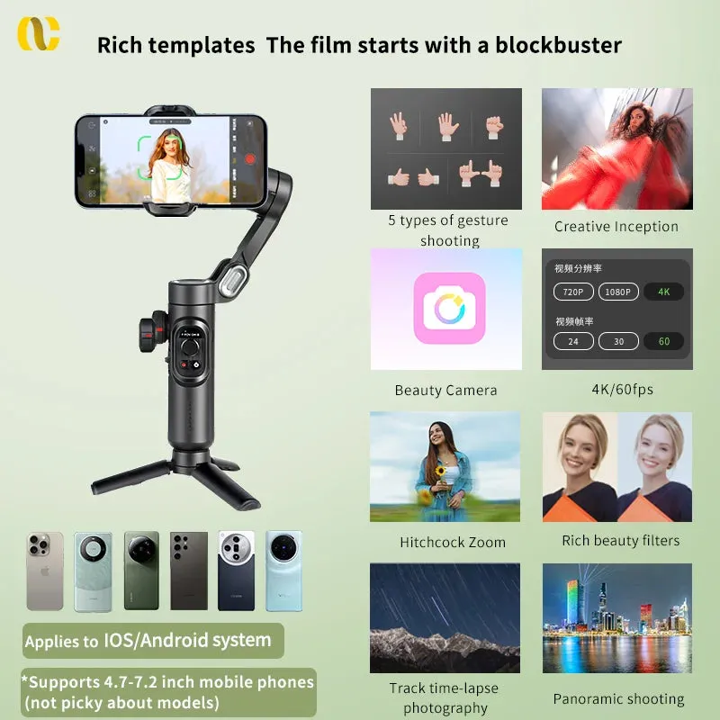 Stabilizer for Smartphone with Face Tracking Tiktok Vlog Smart XE