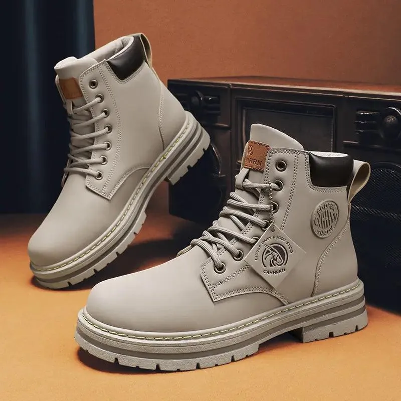 STANLEY - High Top Boots Men's Leather Shoes