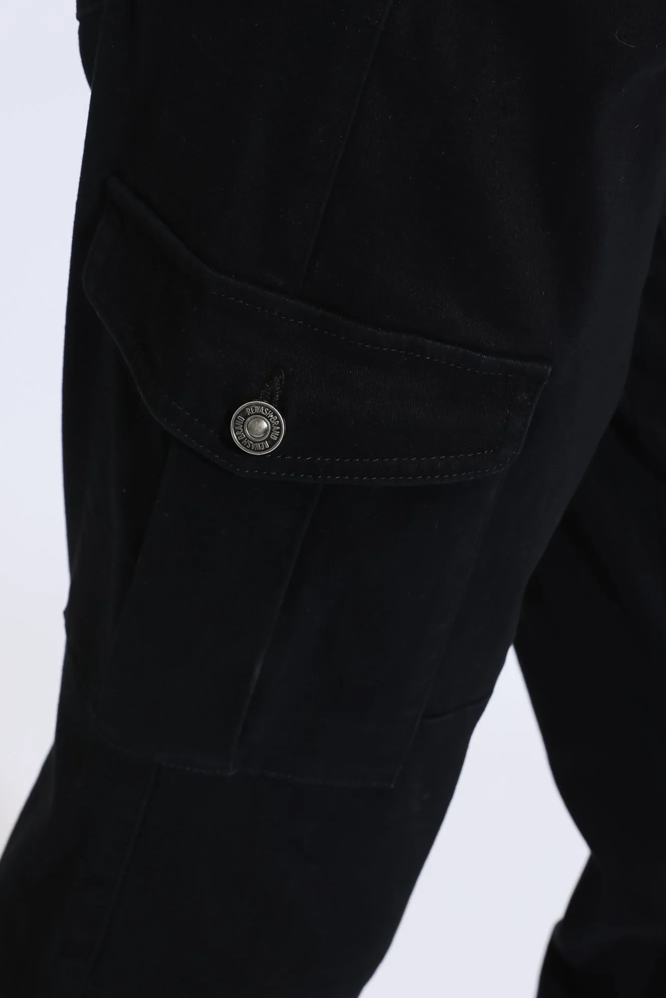 The Everyday Cargo Moto Jogger - Black