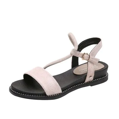 Unique Bottom Comfortable Buckle Women Sandals