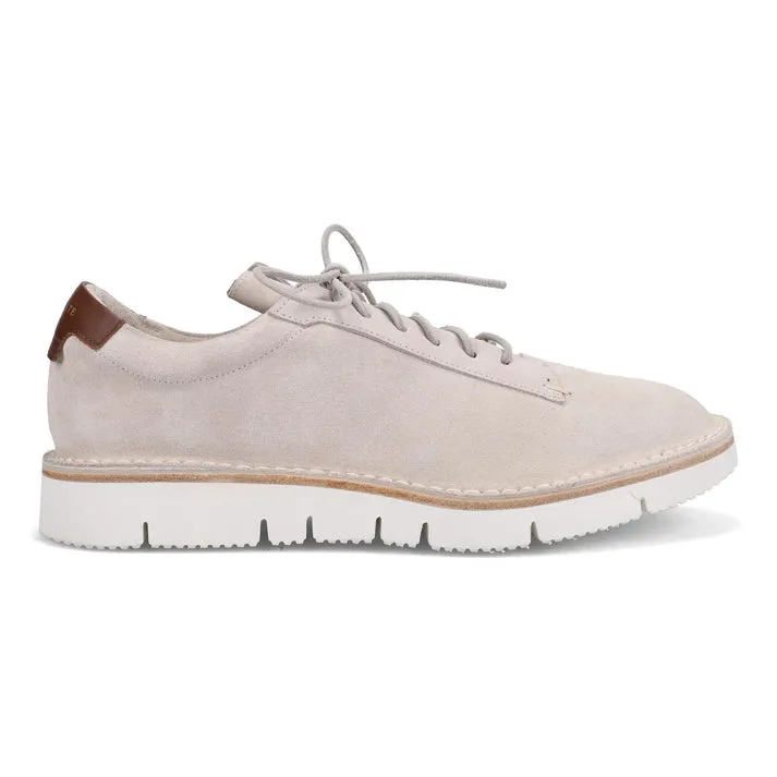 Unlined Suede Lace Up - Sand