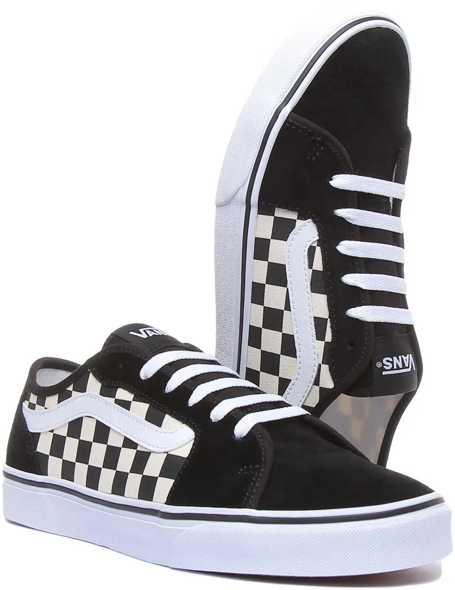 Vans Filmore Decon In Black White For Ladies