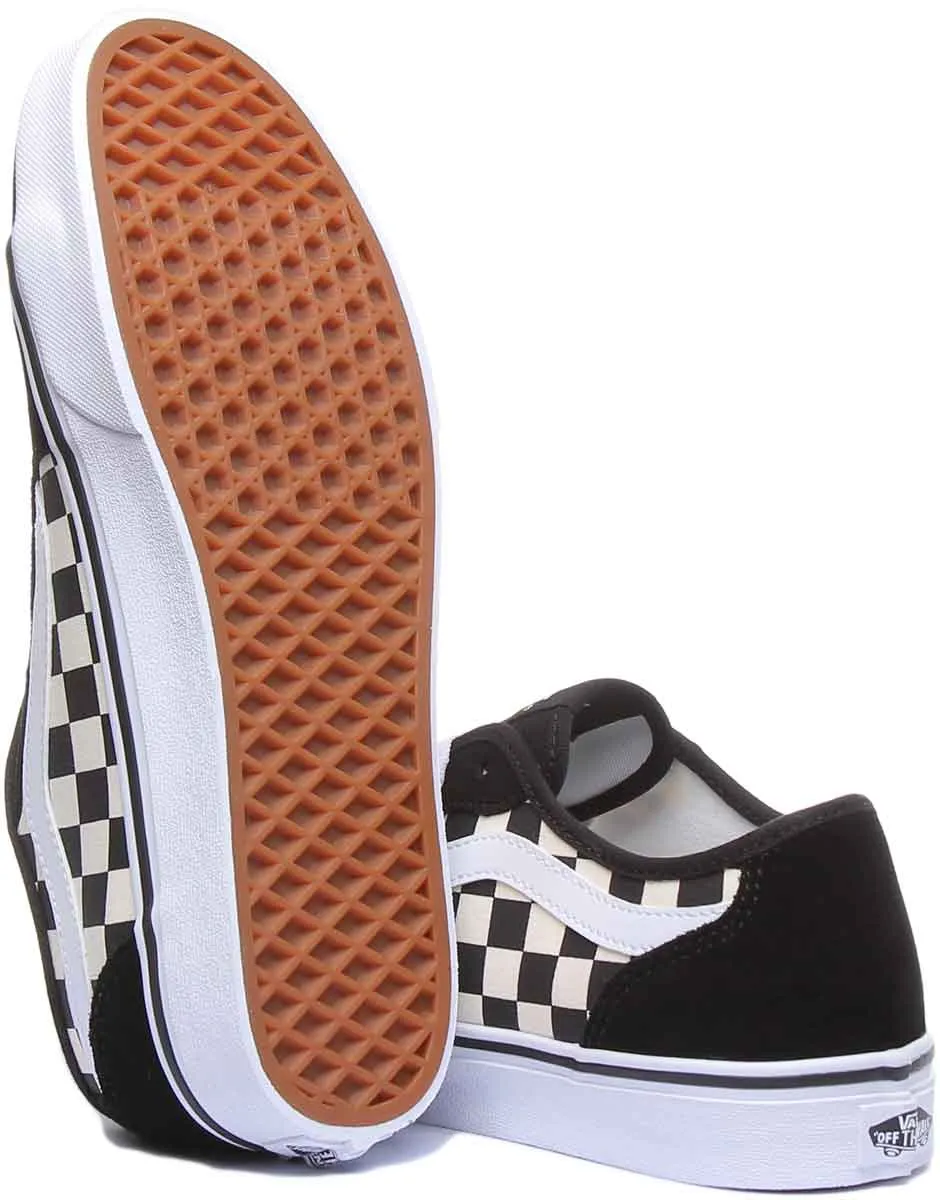 Vans Filmore Decon In Black White For Ladies