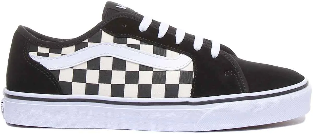 Vans Filmore Decon In Black White For Ladies