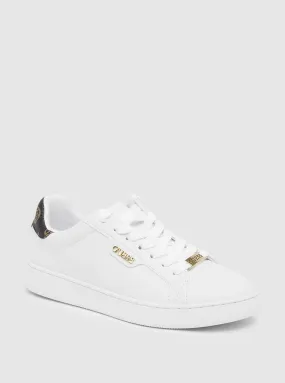 White Renzy Low-Top Sneakers